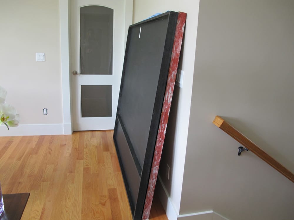 The picture was made on a partial sheet of 3/4” plywood. Quite heavy.