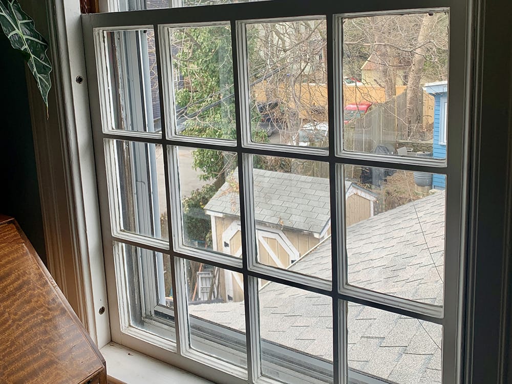 The ropes broke and the sash would not stay open.