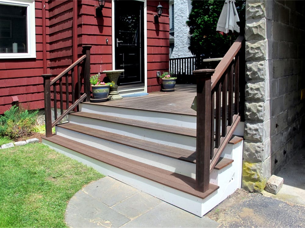 We also rebuilt the railings.