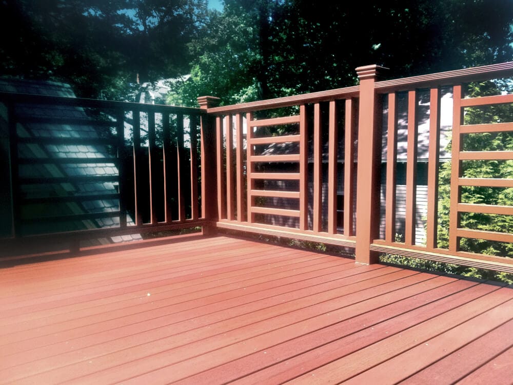Wood Deck Railing