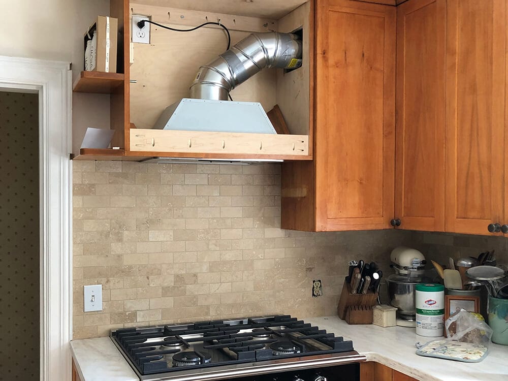 Range Vent Installation